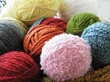 Balls of Colored Yarn